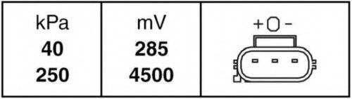 датчик Ford BEHR (HELLA), 6PP009400181